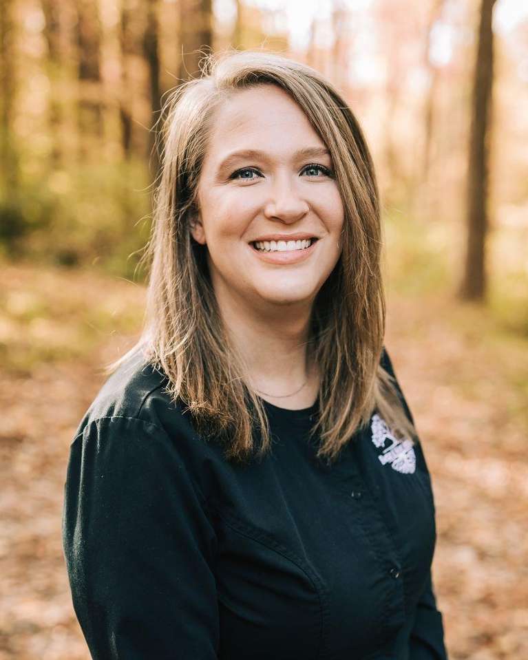 Ashley a dental hygienist at benton & nelson dds, winston-salem nc